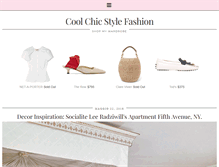 Tablet Screenshot of coolchicstylefashion.com
